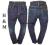 H&amp;M DENIM miękki jeans RUTKI na gumie 110