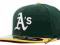 Czapka NEW ERA - AUTHENTIC A'S WHITE ON GREEN 7