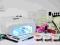 ZESTAW DO MANICURE TIPSY LAMPA UV 5x ŻEL AKCESORIA