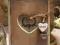 Wyjątkowa szafka na klucze drewno vintage deco
