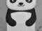 iPod Touch 5 Panda silikon etui 3D + GRATIS