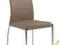 KRZESŁO METALOWE BEŻOWE K120 ECO-SKÓRA HALMAR