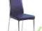KRZESŁO METALOWE ECO-SKÓRA FIOLET K86 HALMAR