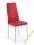 KRZESŁO METALOWE EKOSKÓRA K70 CZERWONE HALMAR NEW!