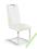 KRZESŁO METALOWE EKOSKÓRA K145 BIAŁE HALMAR NEW