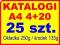 DRUK KATALOGÓW KATALOGI 4+20 25 sztuk