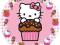 Decora - opłatek na tort Hello Kitty II 14cm