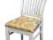 krzesło białe z obiciem nr.1192