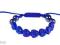 Gabbee Bransoletka cyrkonie serce blue etno