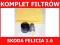 Filtry ZESTAW FILTRÓW Skoda Felicia Felicja 1.6