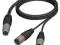 Kabel Y 2x XLR M - XLR F - 1.5m - Procab