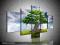 #OD Obraz 100x70 Obrazy Drzewo Łąka Krajobraz