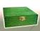 Pudełko zamykane P18z (18x18,5 cm) zieleń