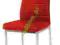 Krzesło metalowe H-261 czerwone SIGNAL OD RĘKI