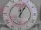 ZEGAR ŚCIENNY - LAWENDOWY - RETRO