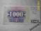 1000  Dinarów Bośnia i Hercegowina 1992 stan UNC