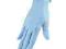 NEONAIL Rękawiczki nitrylowe SALON niebieskie - L