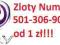 zloty numer play 501-306-901 nieaktywowana bonus60