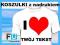 KOSZULKA z nadrukiem I LOVE twój DOWOLNYnadruk DTG