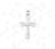 Srebrna zawieszka pr.925 Krzyż