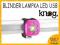 KnogFrog BLINDER Lampka LED PRZÓD - FLOWER PINK