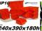 PROSPERPLAST NP16 pojemniki magazynowe 240x390x180
