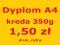 Dyplom A4 1 sztuka kreda 350g KRAKÓW