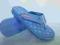 Japonki klapki dziecięce dziewczęce niebieskie 33
