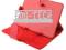 ETUI CZERWONE POKROWIEC SKÓRA NA TABLET 8 CALI