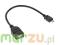 Kabel USB gniazdo A - wtyk micro USB 20cm