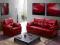 zestaw RED sofa fotel eko skóra styl-meble RATY