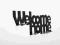 Wieszak na ubrania WELCOME HOME DESIGN HIT