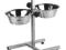 KERBL MISKI NA STOJAKU 2 X 2,8 L