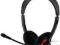 CANYON Słuchawki z Mikrofonem Nauszne Czarno/Srebr