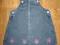 Jeansowa sukienka rozm. 86