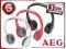 AEG SŁUCHAWKI NAUSZNE BLUETOOTH MUZYKA FILMY GRY
