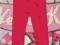 MATALAN rajstopkowe legginsy czerwone 74-80