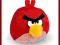 Pluszaki Angry Birds dźwiękowe 20cm - czerwony