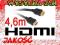 KABEL HDMI - HDMI FULL HD PS3 4.6M XBOX 360 ZŁOTY
