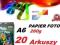 PAPIER DO ZDJĘĆ FOTOGRAFICZNY FOTO A6 260g 20 str.