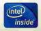 Naklejka Intel Inside 21x16mm Blue