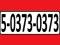 5-0373-0373 == złoty numer Orange == 5-03-73-03-73