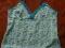 AMISU- NEW YORKER TOP Z KORONKĄ TURKUS L 40