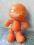 POMARAŃCZOWY MIŚ-ZABAWKA Z PRL-u