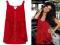 E744N MODNY CZERWONY TOP 36/38 B.P.C.