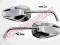 LUSTERKA UNIWERSALNE CHROMOWANE M10 YAMAHA