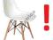 Białe krzesła insp. Eames DSW /Top Design/ 8szt.