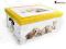 51x37x24cm Pudełko składane karton PIESKI - ŻÓŁTY