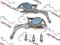 LUSTERKA CHOPPER CRUISER CUSTOM PARA VS XVS VIRAGO