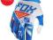 RĘKAWICE CROSS FOX 360 INTAKE BLUE/WHITE -XXL 2014